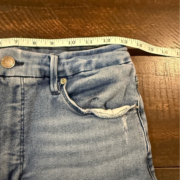 Good American Good Legs High Rise Skinny Jeans 10/30 Raw Hem - Picture 6 of 11